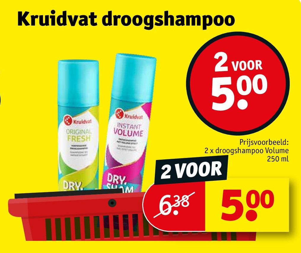 Kruidvat droogshampoo