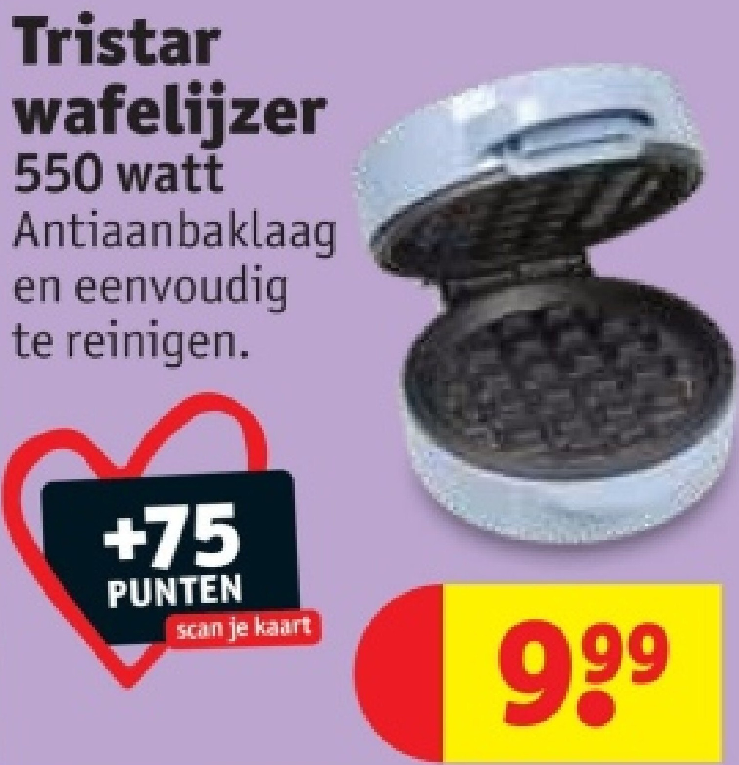 Tristar wafelijzer