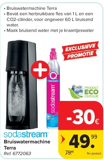 Bruiswatermachine Terra