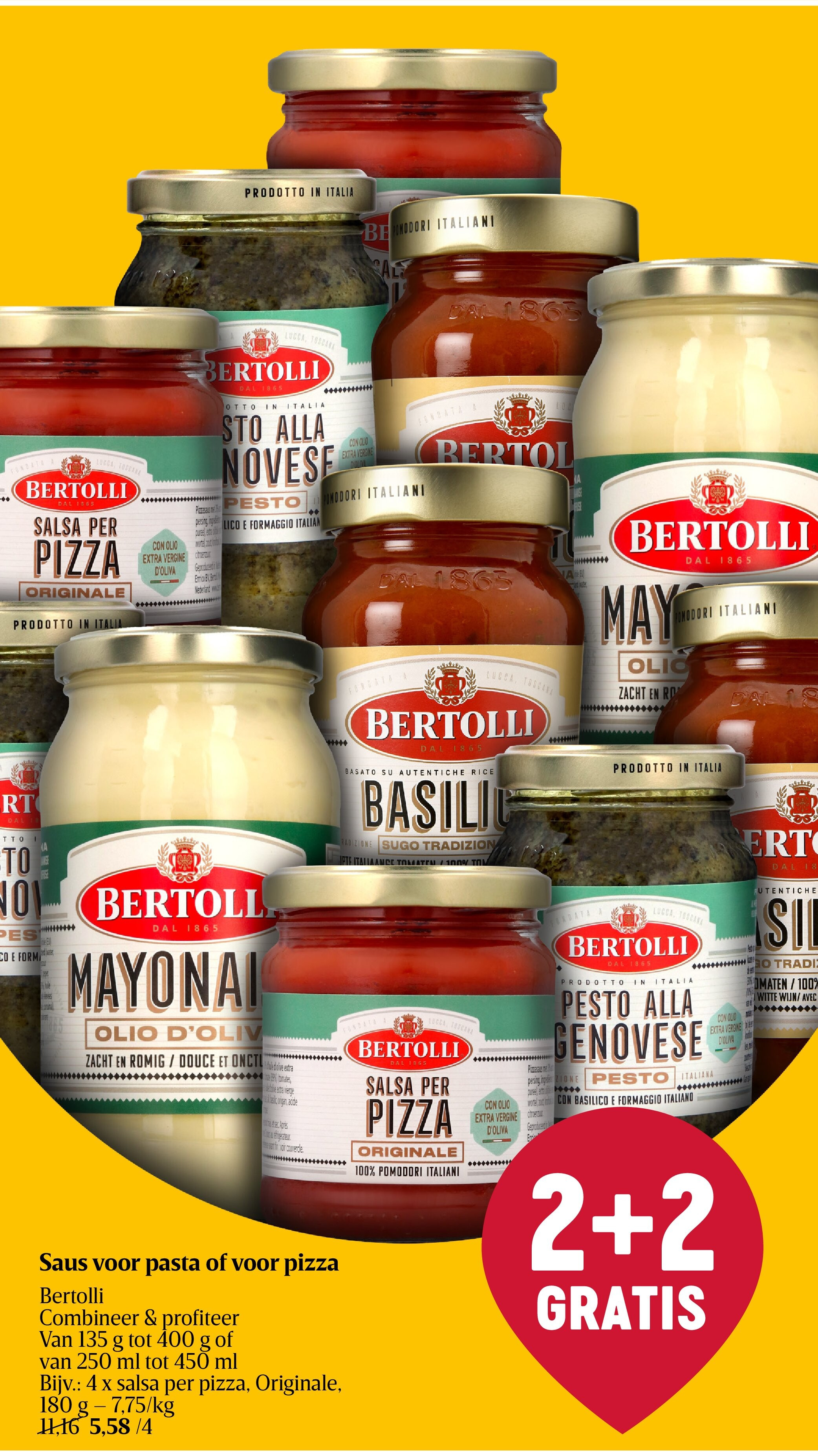 Saus voor pasta of voor pizza