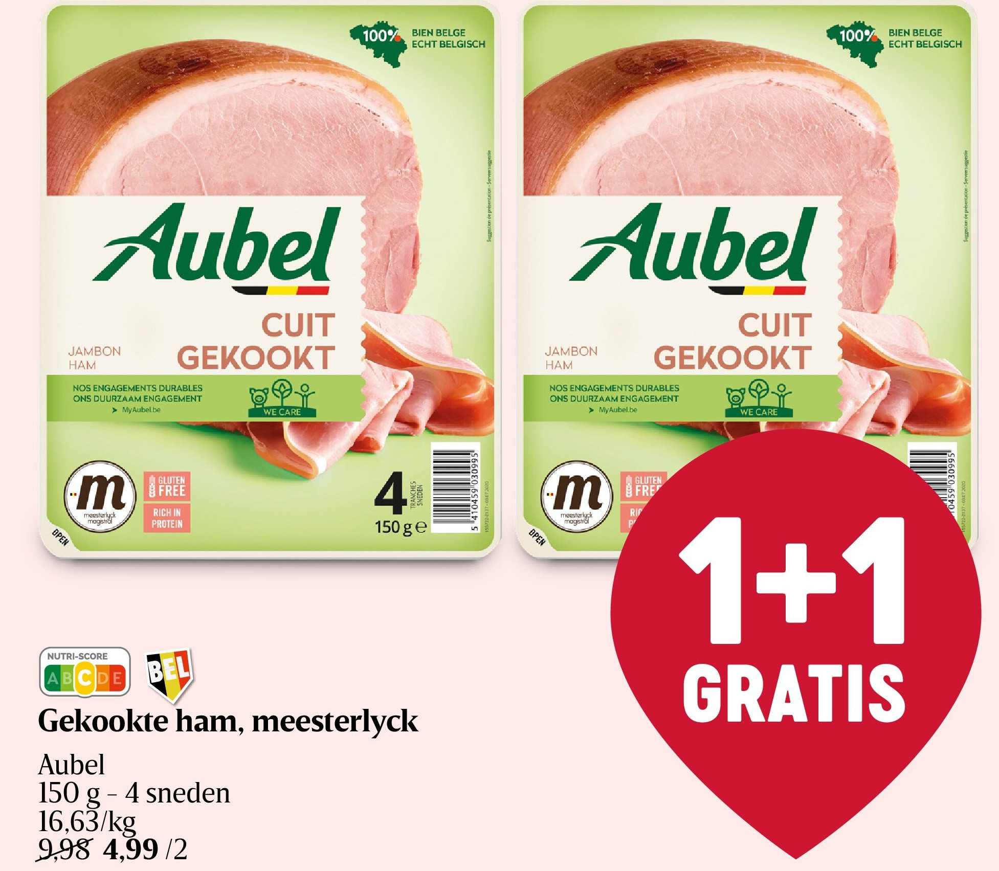 Gekookte ham, meesterlyck