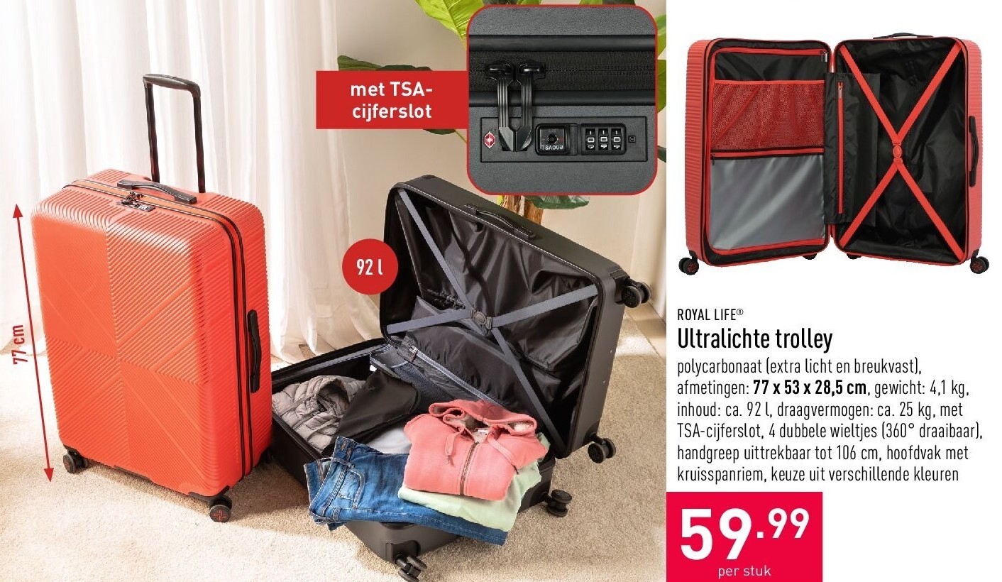 Ultralichte trolley