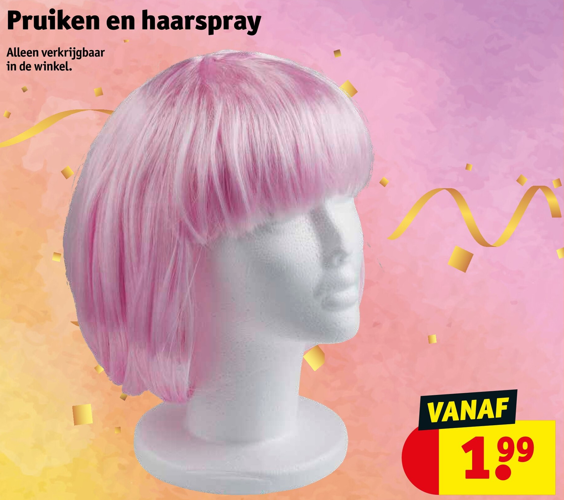 Pruiken en haarspray