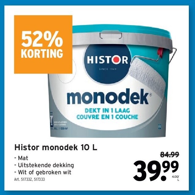 Histor monodek 10 L