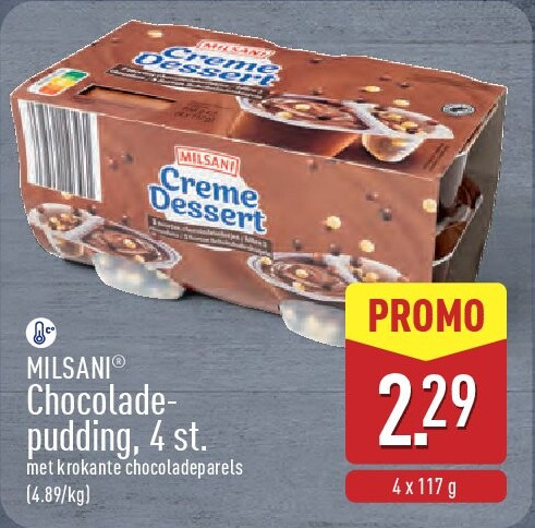 Chocoladepudding, 4st.