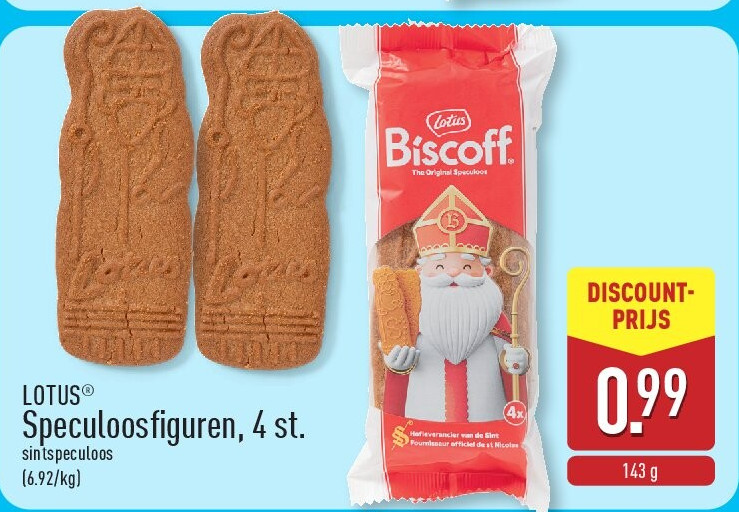 Speculoosfiguren, 4st.