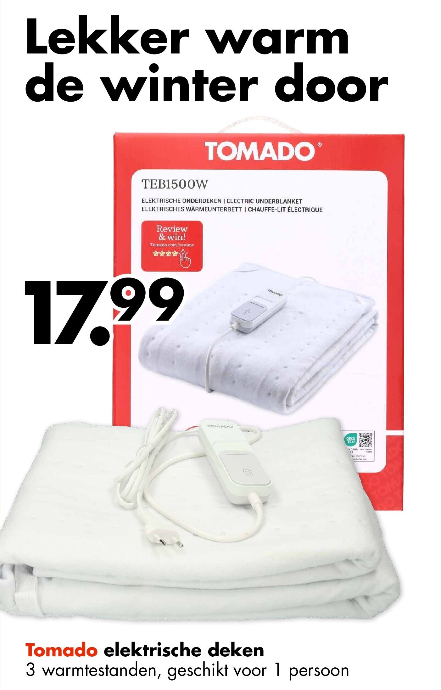 Tomado elektrische deken