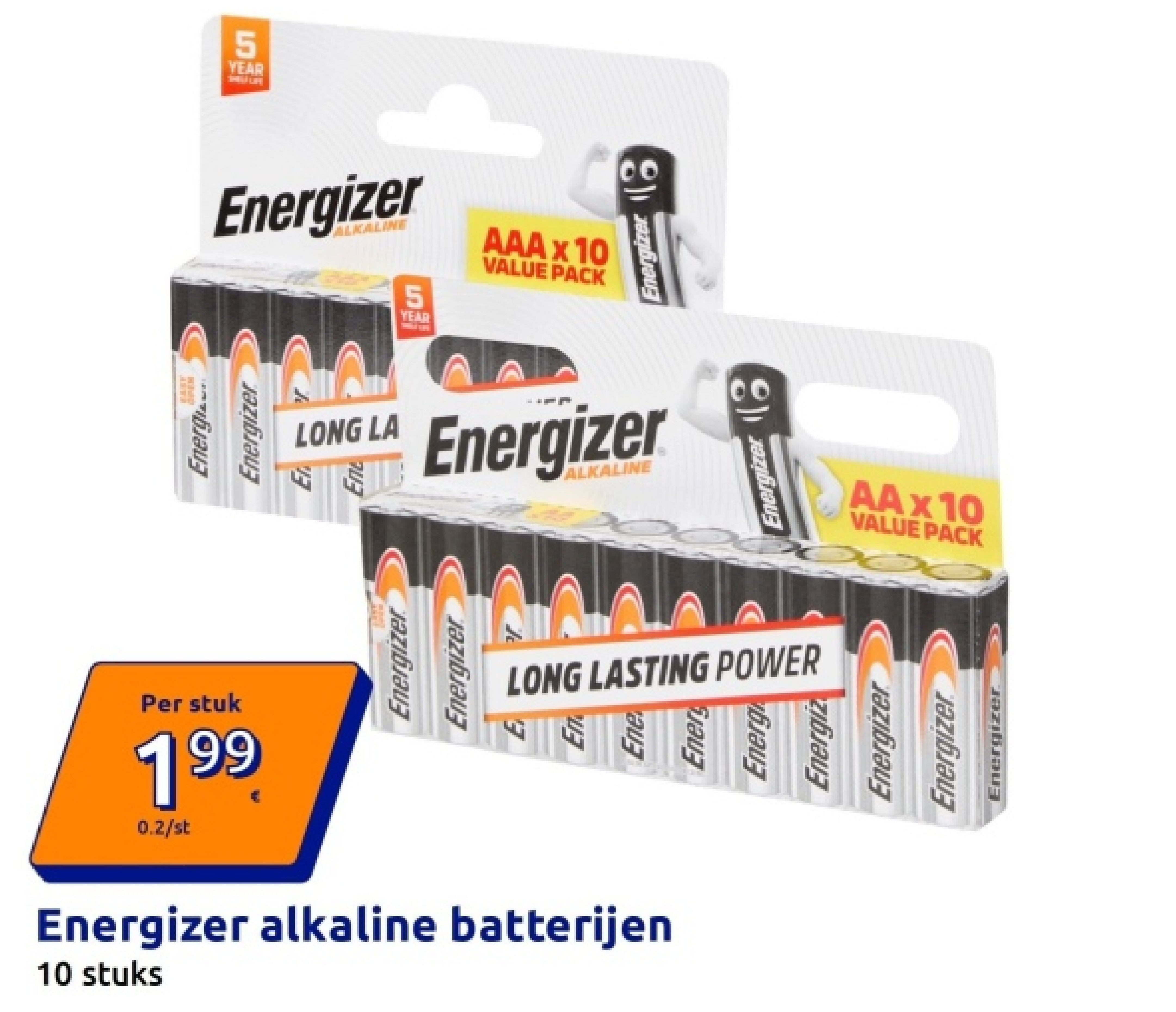 Energizer alkaline batterijen