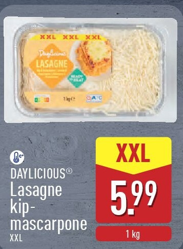 Lasagne kipmascarpone