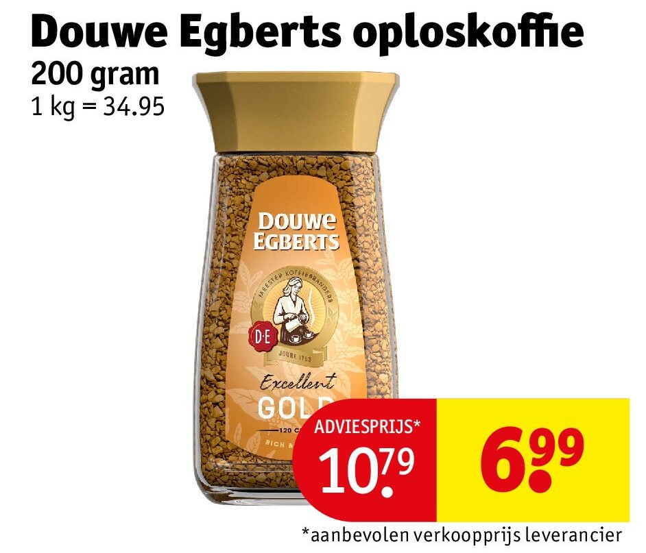 Douwe Egberts oploskoffie