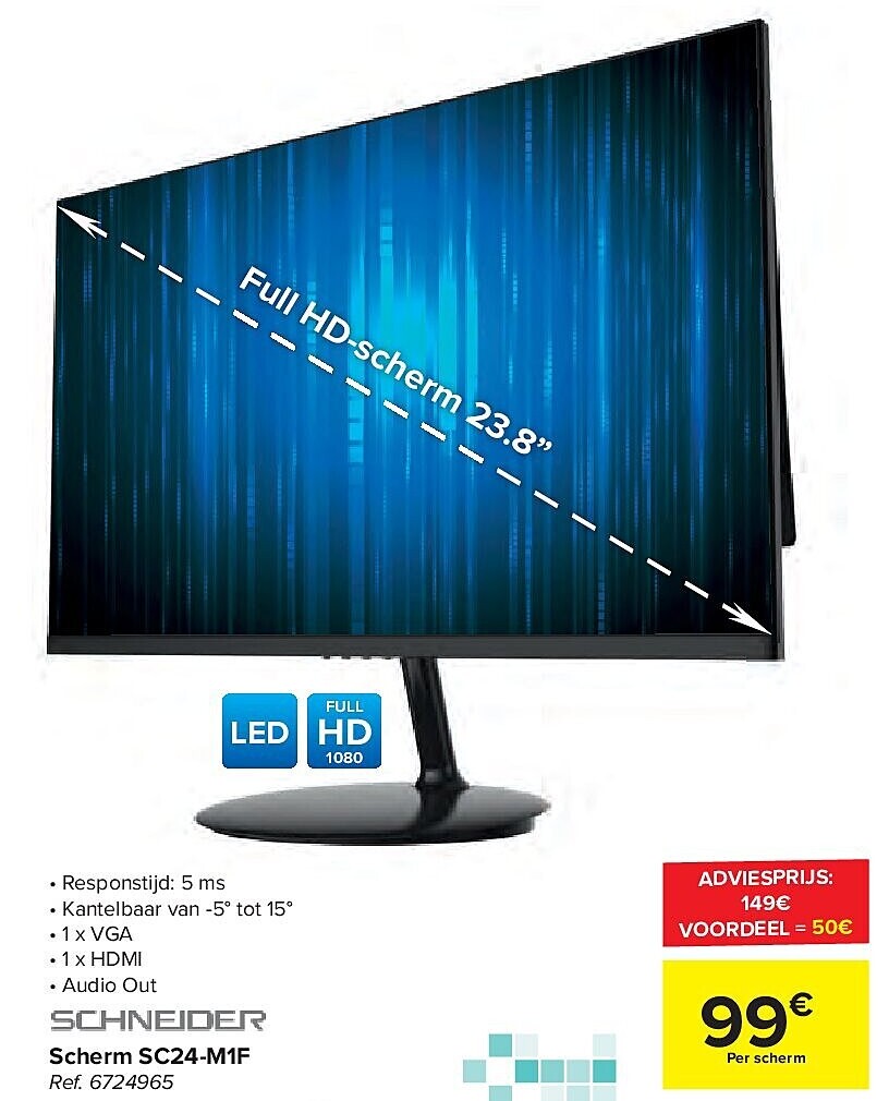 Scherm SC24-M1F 23.8”