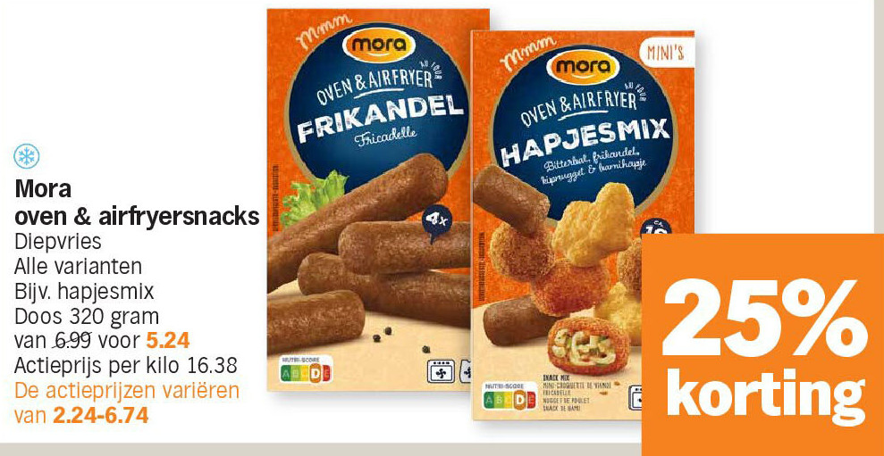 Mora oven & airfryersnacks