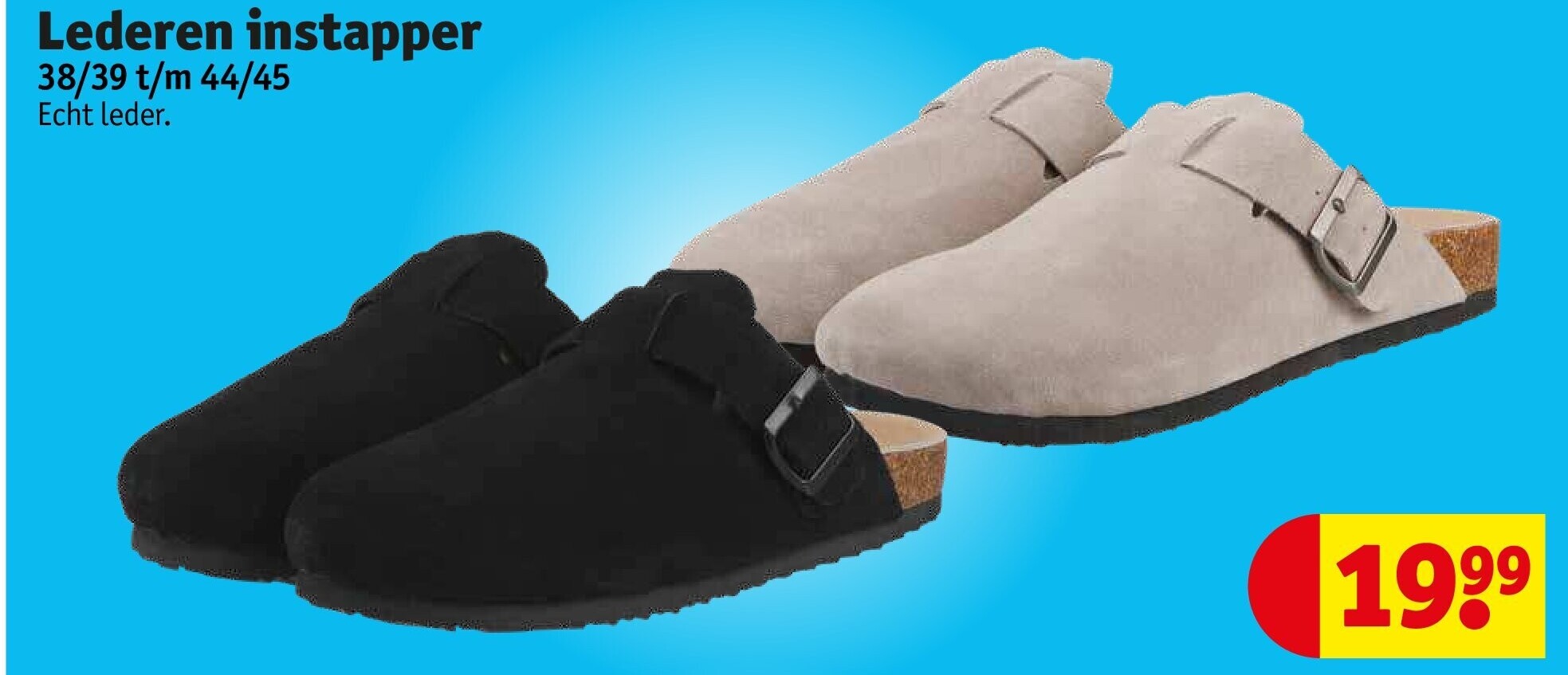 Lederen instapper 38/39 t/m 44/45