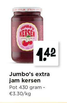 Jumbo’s extra jam kersen