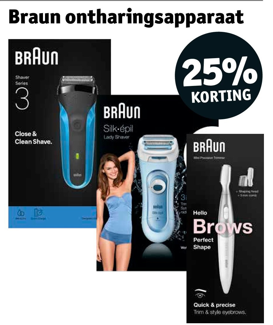 Braun ontharingsapparaat