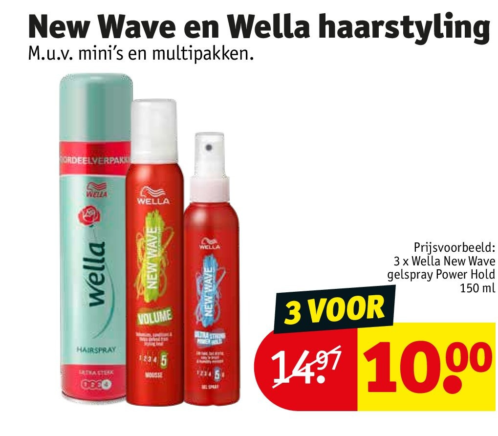 New Wave en Wella haarstyling