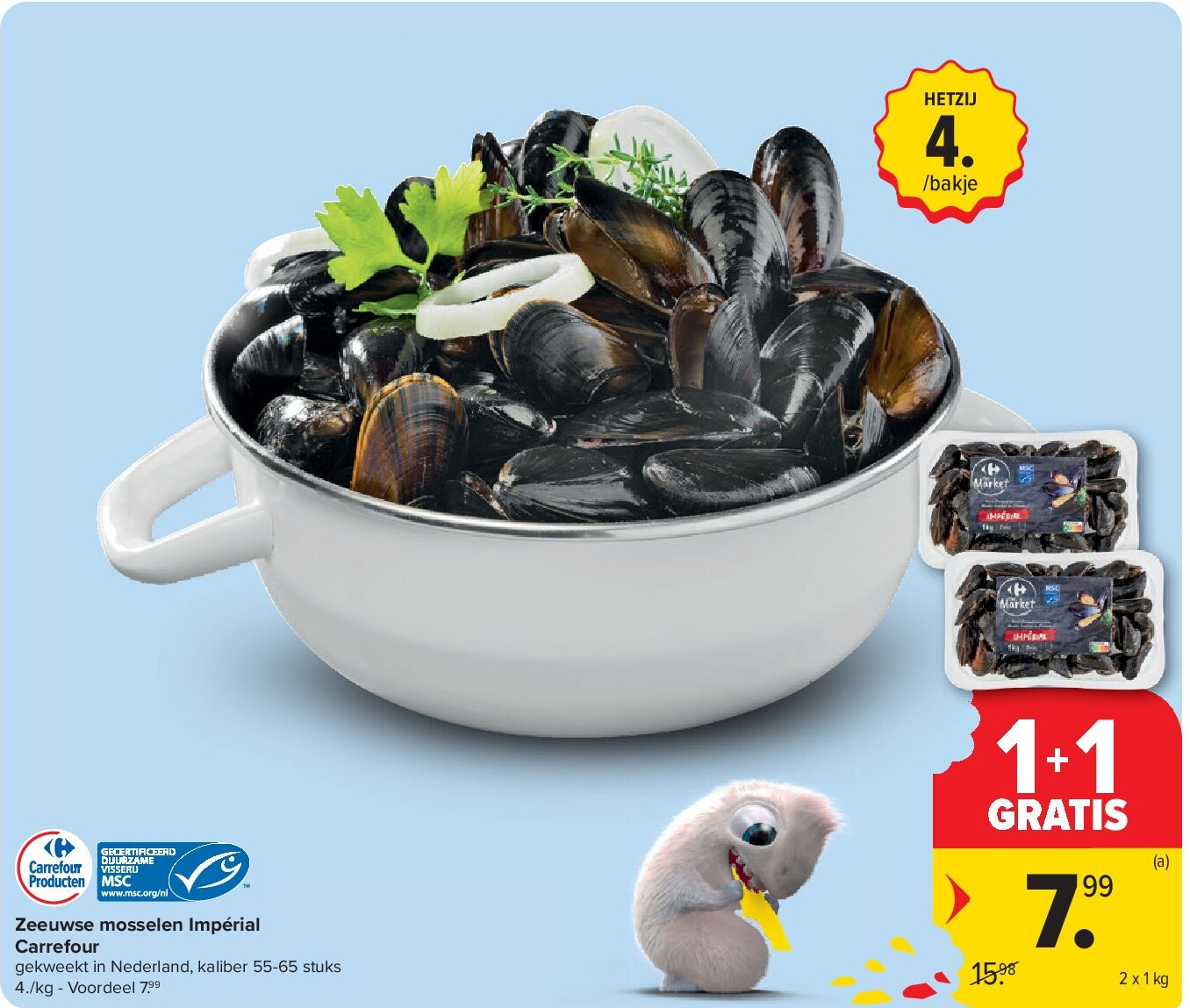 Zeeuwse mosselen Impérial Carrefour