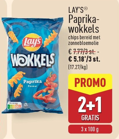 Paprika­ wokkels