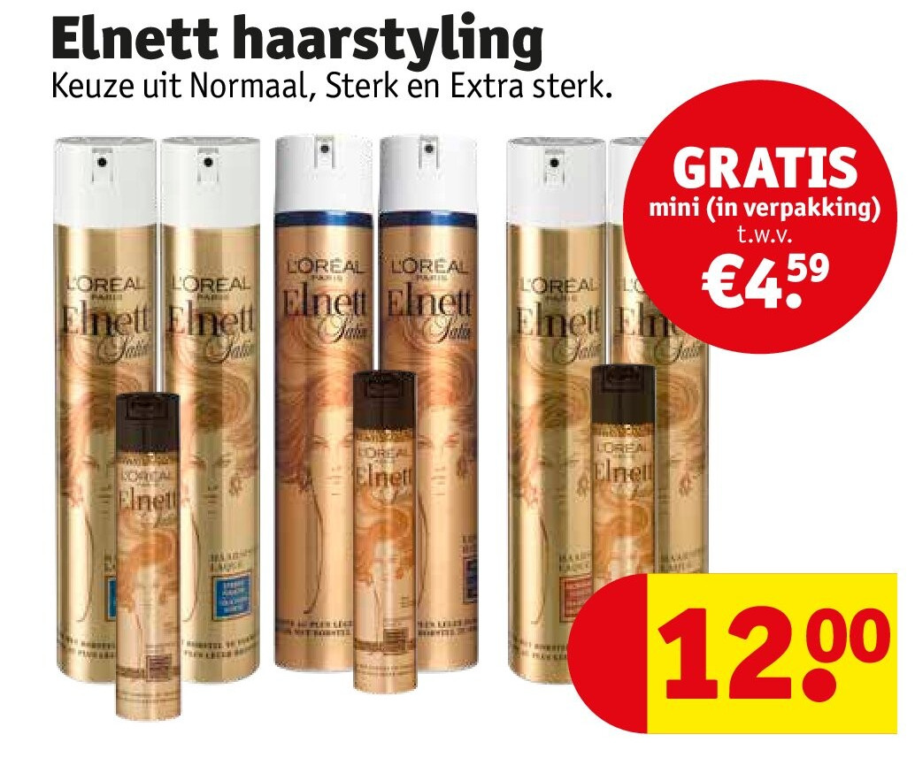 Elnett haarstyling