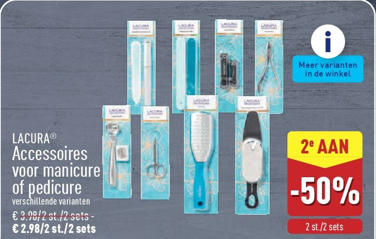 Accessoires voor manicure of pedicure