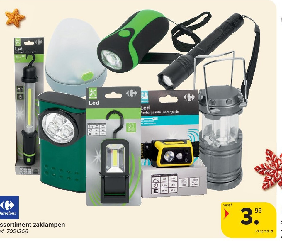 Assortiment zaklampen