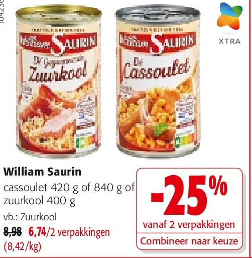 William Saurin Zuurkool