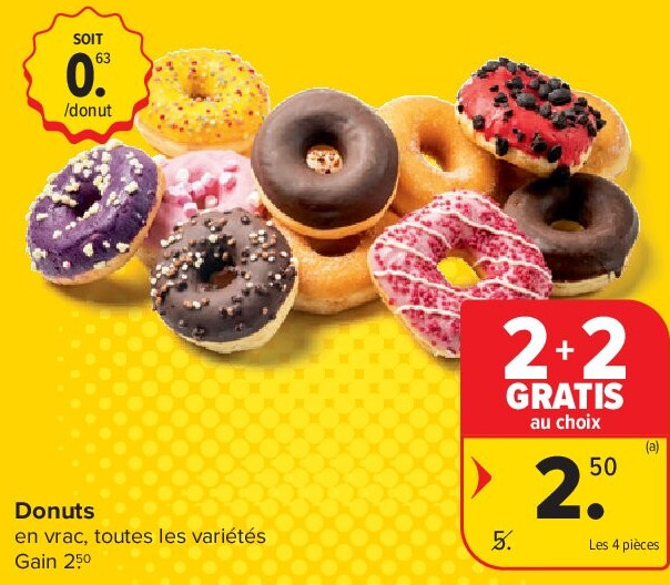 Donuts 4 pièces