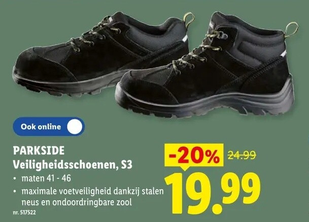 Veiligheidsschoenen, S3