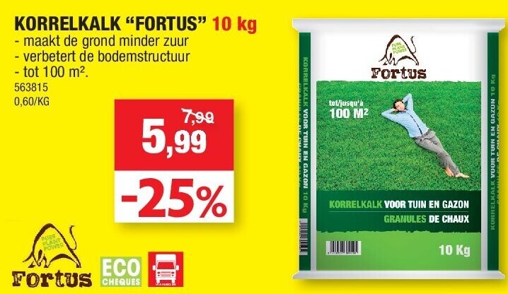 KORRELKALK “FORTUS” 10 kg