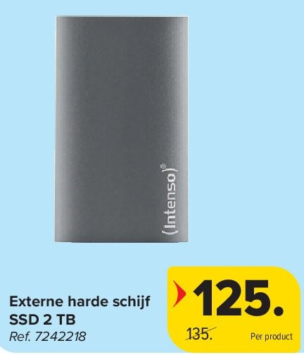 Externe harde schijf SSD 2 TB