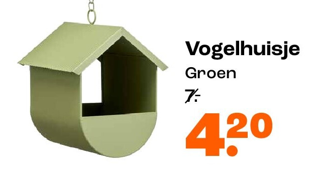 Vogelhuisje Groen