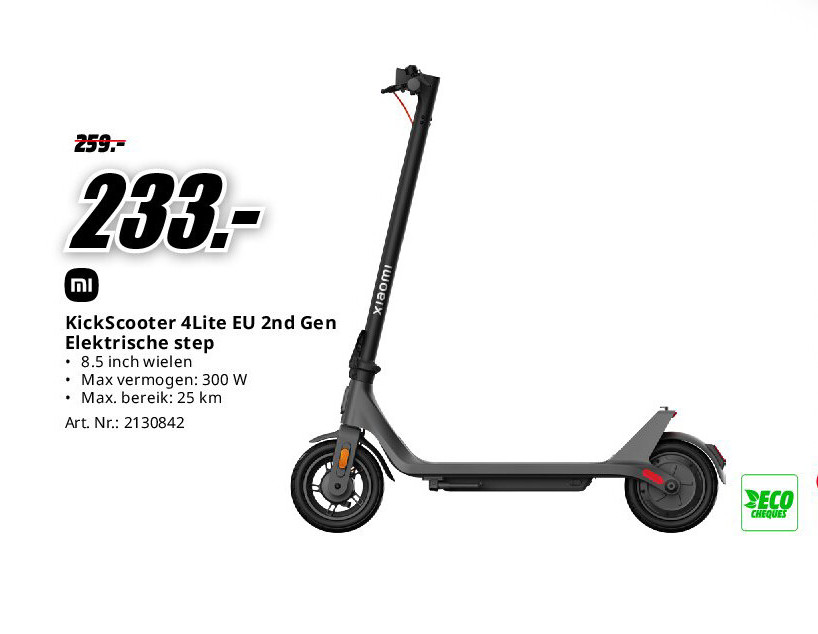 Mi KickScooter 4Lite EU 2nd Gen Elektrische step