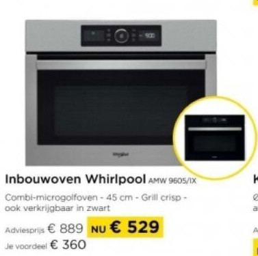 Inbouwoven Whirlpool ANW 9605/1x