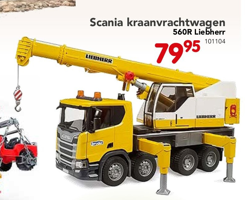 Scania kraanvrachtwagen 560R Liebherr
