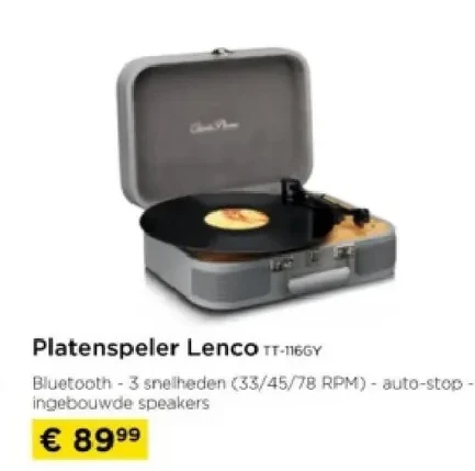 Platenspeler Lenco
