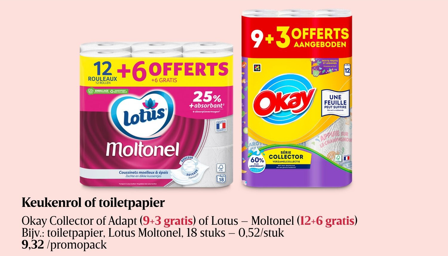 Keukenrol of toiletpapier