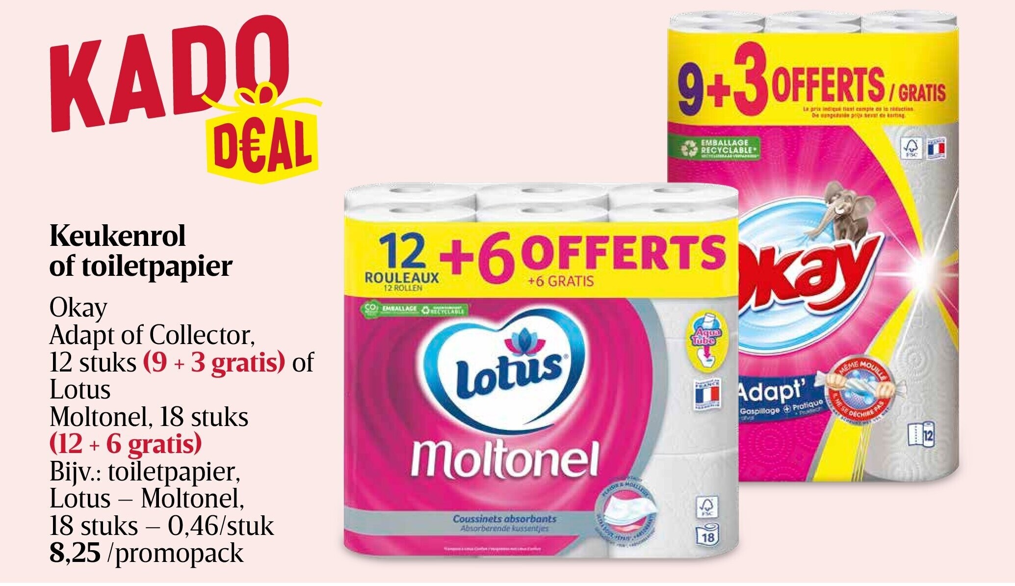 Keukenrol of toiletpapier