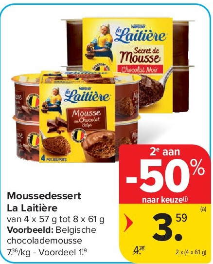 Moussedessert La Laitière