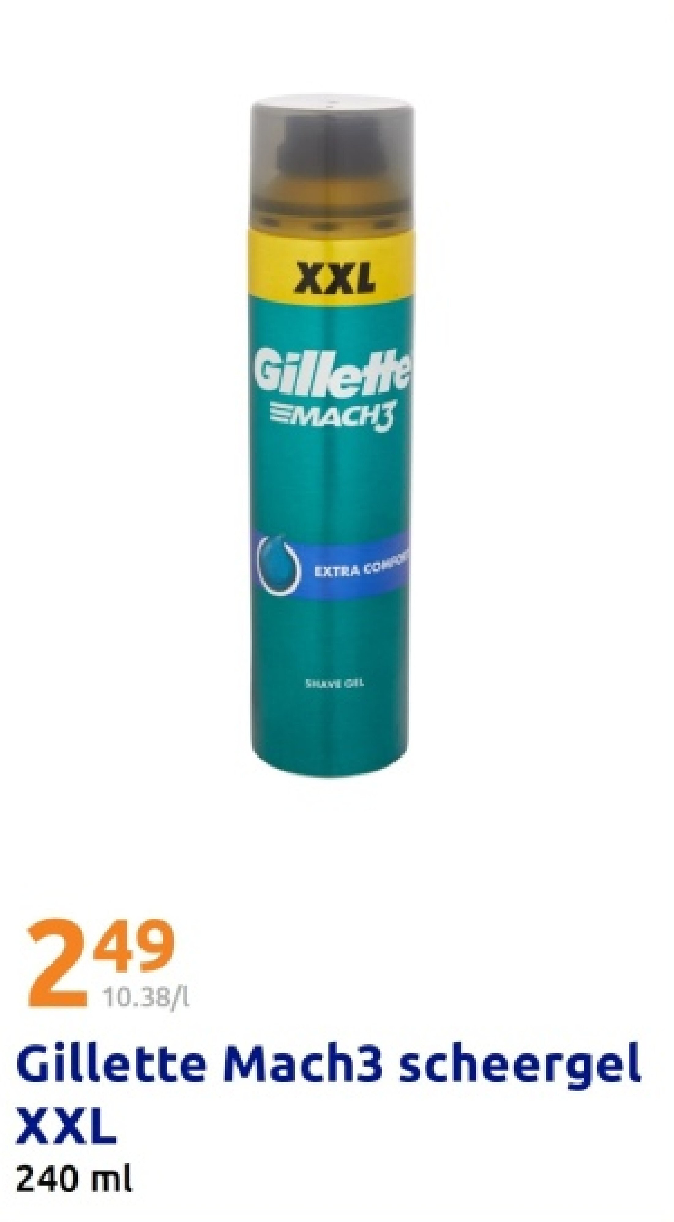 Gillette Mach3 scheergel XXL