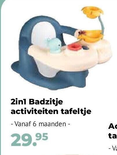 2in1 Badzitje activiteiten tafeltje