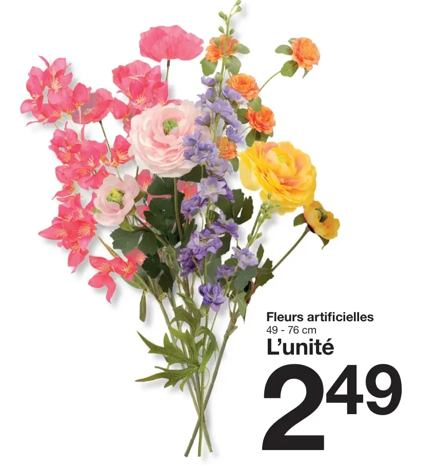 Fleurs artificielles