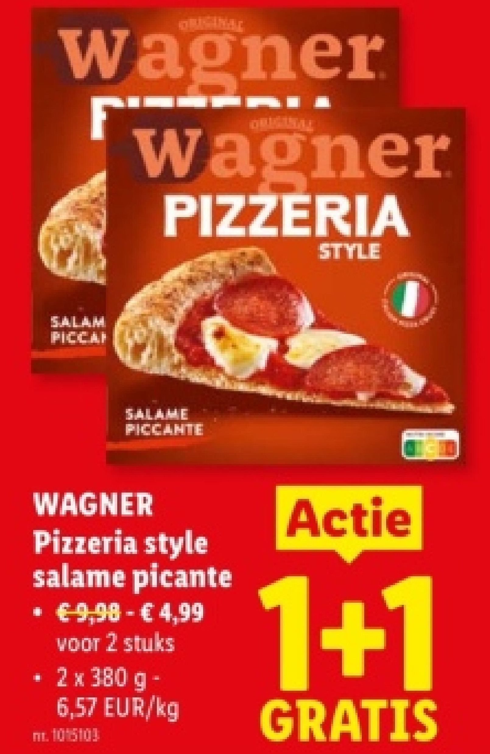 Pizzeria style salame picante