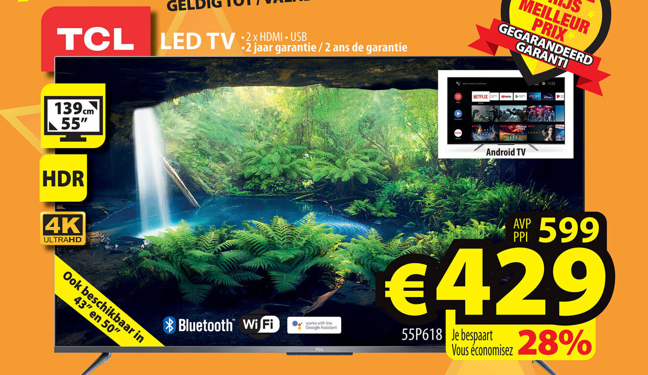 TCL 55'' LED TV