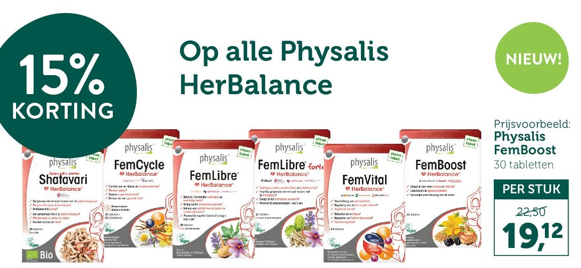 Physalis FemBoost 30 tabletten