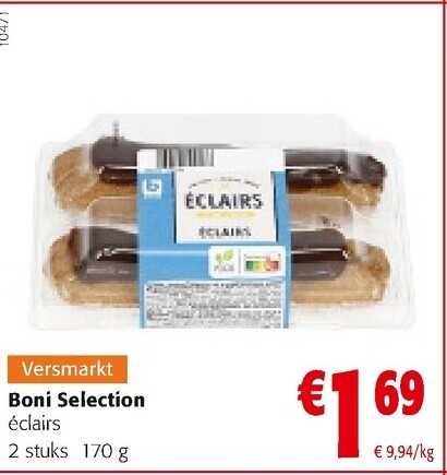 Boni Selection éclairs 2 stuks 170 g