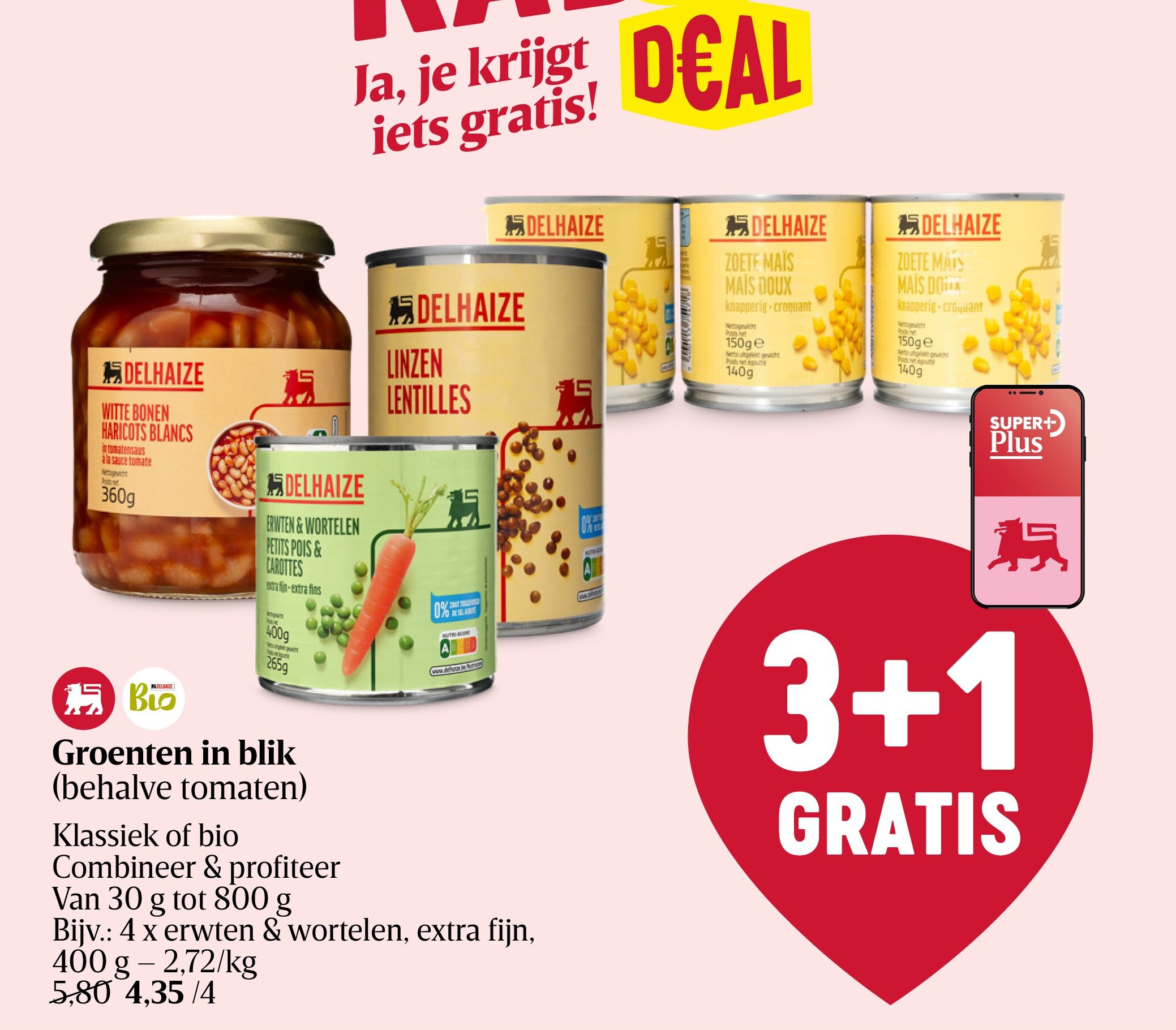 Groenten in blik