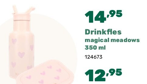 Drinkfles magical meadows 350 ml