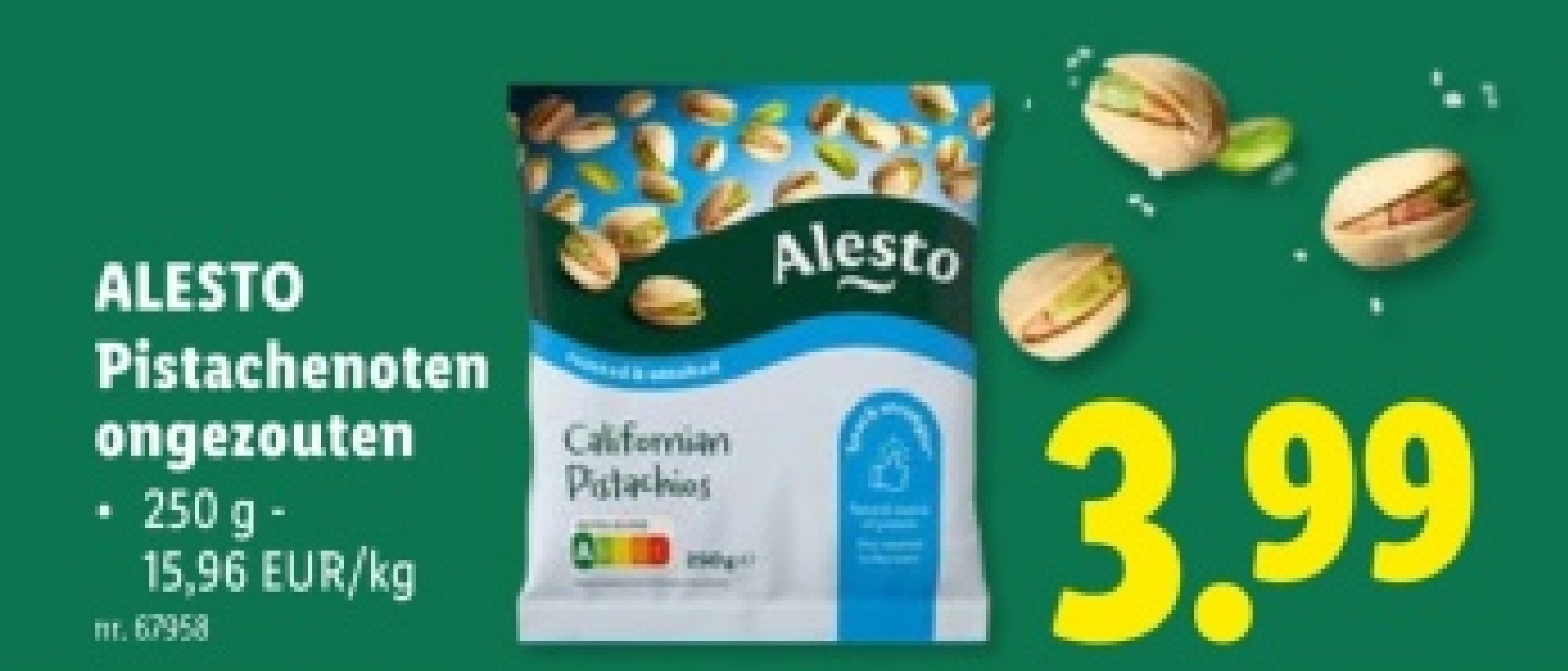 Pistachenoten ongezouten