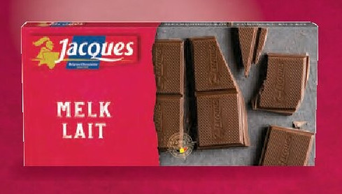Jacques chocoladetabletten melk of puur - 180 g