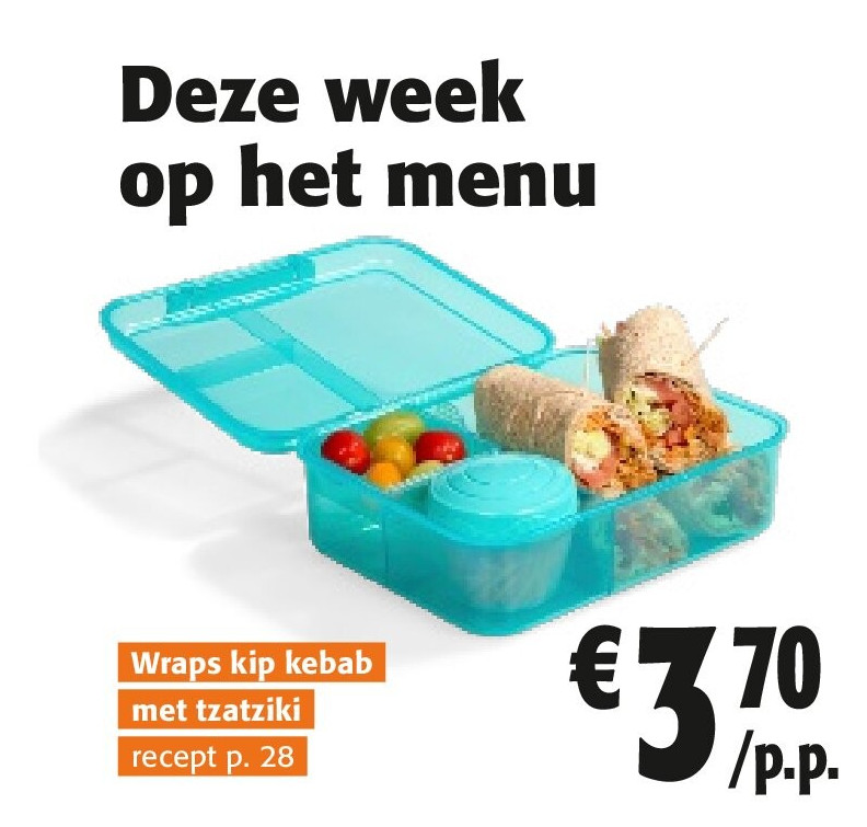 Wraps kip kebab met tzatziki recept p. 28